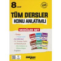 Ankara Yayıncılık LGS 8. Sınıf Tüm Dersler Konu Anlatımlı Modüler Set