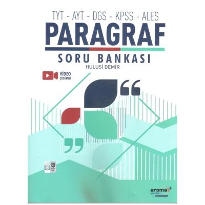 Aromat Yayınları Tyt Ayt Kpss Dgs Ales Paragraf Soru Bankası