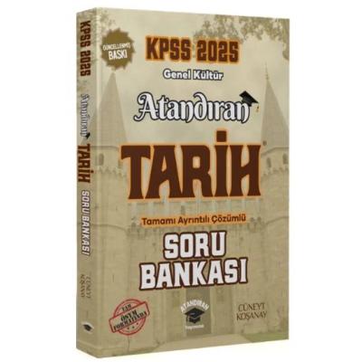 Atandıran Yayıncılık 2025 KPSS Tarih Soru Bankası Çözümlü - Cüneyt Koşanay