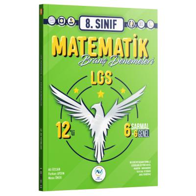 Av Akıllı Versiyon Yayınları LGS  8. Sınıf Matematik 12 Branş Deneme