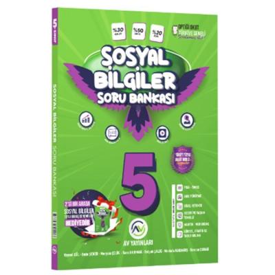 Av Yayınları 5. Sınıf 2025 Sosyal Bilgiler Soru Bankası
