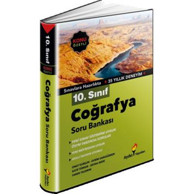 Aydın Yayınları 10. Sınıf Coğrafya Konu Özetli Soru Bankası