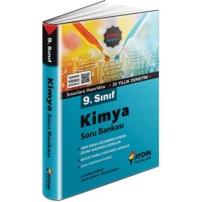 Aydın Yayınları 9. Sınıf 2025 Kimya Konu Özetli Soru Bankası