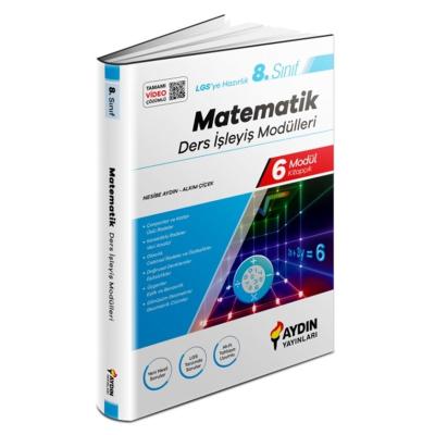 Aydın Yayınları LGS 8. Sınıf Matematik Ders İşleyiş Modülleri