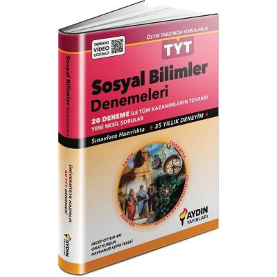 Aydın Yayınları Tyt Sosyal Bilimler 20 Li Denemeleri