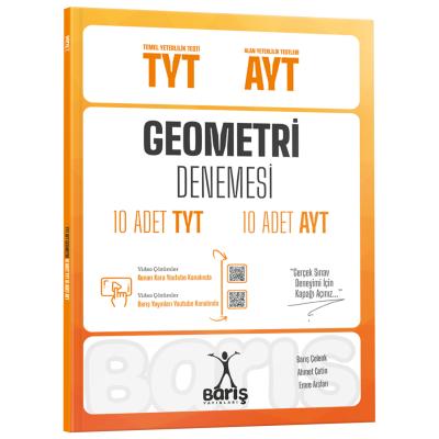 Barış Çelenk Yayınları TYT-AYT Geometri Denemesi 10 Adet TYT 10 Adet AYT