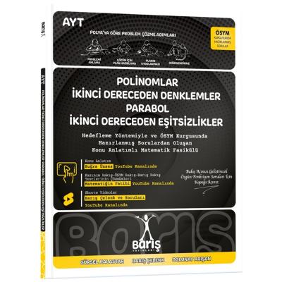 Barış Çelenk Yayınları Polinomlar İkinci Dereceden Denklemler Parabol İkinci Dereceden Eşitsizlikler Matematik Fasikülleri