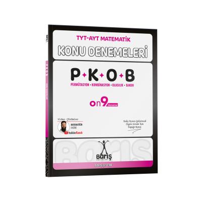 Barış Çelenk Yayınları TYT-AYT Matematik PKOB Konu Denemeleri