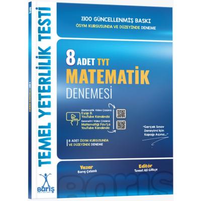 Barış Çelenk Yayınları TYT Matematik Denemesi 8 Adet