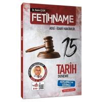Bekir Çelik Adli İdari Hakimlik FETİHNAME Tarih 15 Deneme Çözümlü