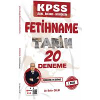 Bekir Çelik 2026 KPSS FETİHNAME Tarih Tamamı Çözümlü 20 Deneme 