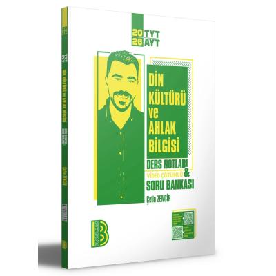 Benim Hocam Yayınları 2026 TYT-AYT Din Kültürü ve Ahlak Bilgisi Ders Notları ve Tamamı Video Çözümlü Soru Bankası 