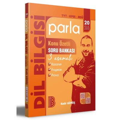 Benim Hocam Yayınları 2026 TYT- KPSS- MSÜ Parla Dil Bilgisi Konu Özetli Soru Bankası