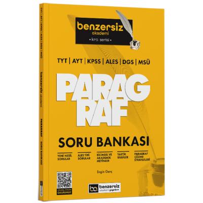 Benzersiz Akademi Yayınları TYT AYT KPSS ALES DGS MSÜ Kral Serisi Benzersiz Paragraf Soru Bankası
