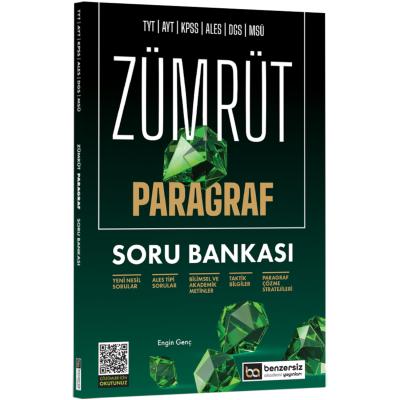 Benzersiz Akademi Yayınları TYT AYT KPSS ALES DGS MSÜ Zümrüt Paragraf Soru Bankası