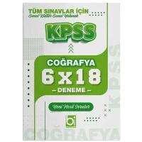Bigelio Yayıncılık KPSS Coğrafya 6x18 Deneme 
