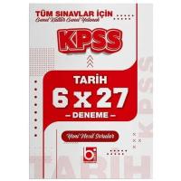Bigelio Yayıncılık KPSS Tarih 6x27 Deneme 