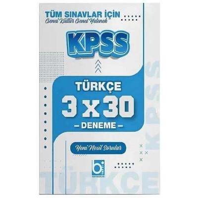 Bigelio Yayıncılık KPSS Türkçe 3x30 Deneme