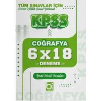 Bigelio Yayıncılık KPSS Coğrafya 6x18 Deneme