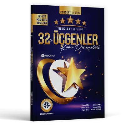 Bilgi Sarmal Yayınları Yıldızlar Yarışıyor TYT AYT Üçgenler 32 Konu Denemeleri