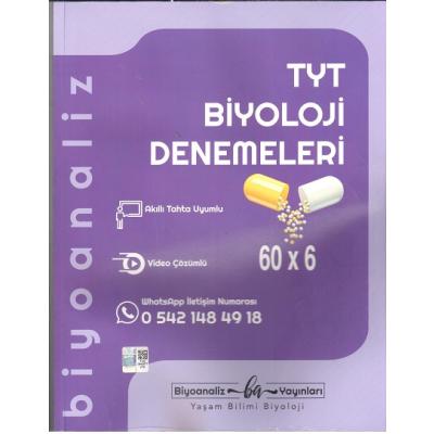 Biyoanaliz Yayınları Tyt Biyoloji Denemeleri