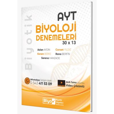 Biyotik Yayınları Ayt Biyoloji Denemeleri