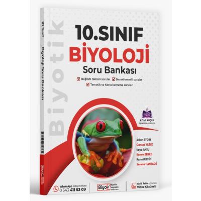 Biyotik Yayınları 10. Sınıf Biyoloji Soru Bankası