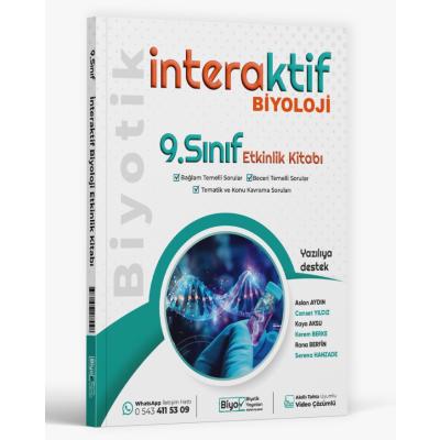 Biyotik Yayınları 9. Sınıf  Biyoloji İnteraktif Etkinlik Kitabı