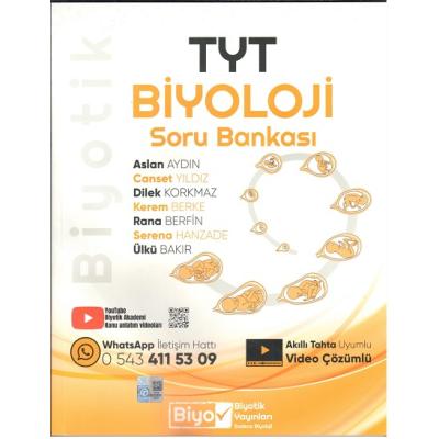 Biyotik Yayınları TYT Biyoloji Soru Bankası