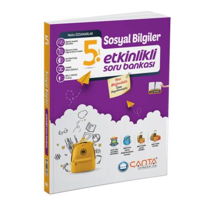 Çanta Yayınları 5. Sınıf Sosyal Bilgiler Etkinlikli Soru Bankası