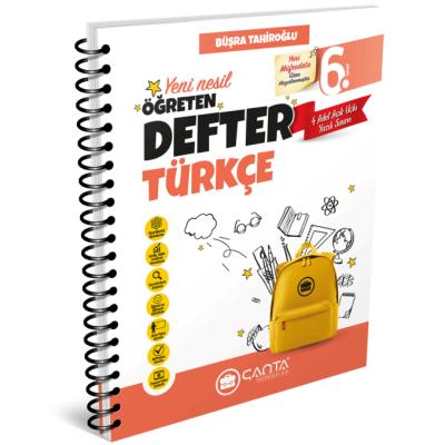 Çanta Yayınları 6. Sınıf Türkçe Öğreten Defter