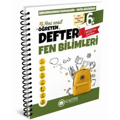 Çanta Yayınları 6. Sınıf Fen Bilimleri Öğreten Defter