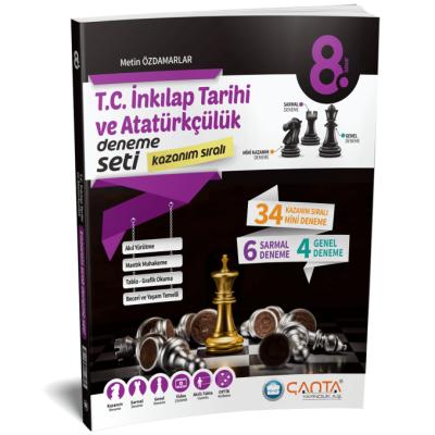 Çanta Yayınları LGS 8. Sınıf T.C. İnkılap Tarihi ve Atatürkçülük Kazanım Sıralı Deneme Seti
