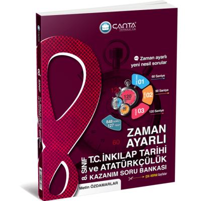 Çanta Yayınları LGS 8. Sınıf T.C. İnkılap Tarihi ve Atatürkçülük Zaman Ayarlı Kazanım Soru Bankası