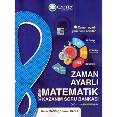 Çanta Yayınları LGS 8. Sınıf Matematik Zaman Ayarlı Kazanım Soru Bankası