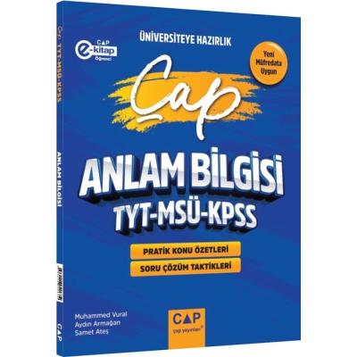 Çap Yayınları TYT MSÜ KPSS Türkçe Anlam Bilgisi Üniversiteye Hazırlık
