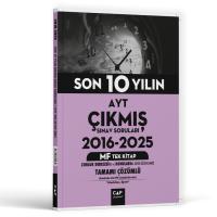 Çap Yayınları AYT MF Son 10 Yılın Çıkmış Soruları (2016-2025)