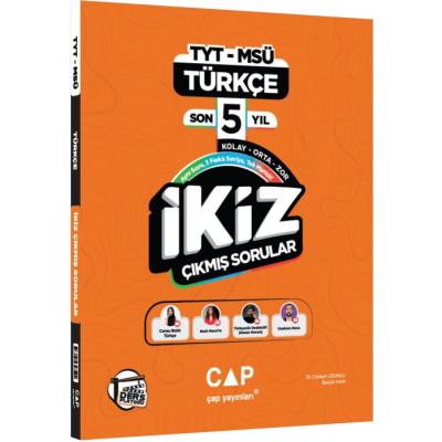 Çap Yayınları TYT MSÜ Türkçe Ders Platosu Son 5 Yıl İkiz Çıkmış Sorular