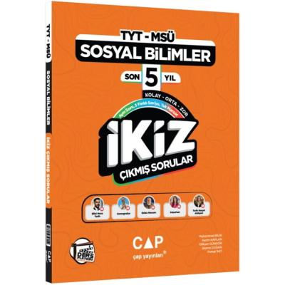 Çap Yayınları TYT MSÜ Sosyal Bilimler Ders Platosu Son 5 Yıl İkiz Çıkmış Sorular