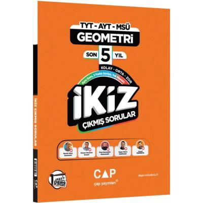 Çap Yayınları TYT AYT MSÜ Geometri Ders Platosu Son 5 Yıl İkiz Çıkmış Sorular
