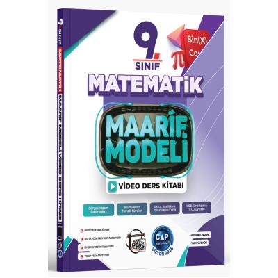 Çap Yayınları 9. Sınıf Matematik Maarif Video Ders Kitabı