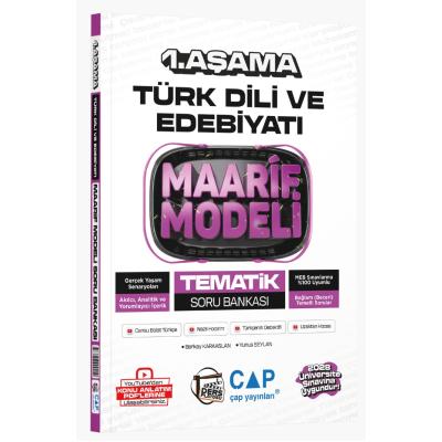 Çap Yayınları Üniversiteye Hazırlık Türk Dili ve Edebiyatı Ders Platosu Maarif Modeli Tematik Soru Bankası 1. Aşama