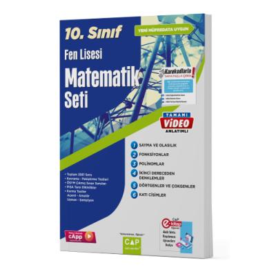 Çap Yayınları 10. Sınıf Fen Lisesi Matematik Seti