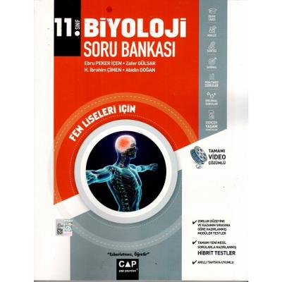 Çap Yayınları 11. Sınıf Fen Lisesi Biyoloji Soru Bankası