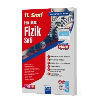 Çap Yayınları 11. Sınıf Fen Lisesi Fizik Seti