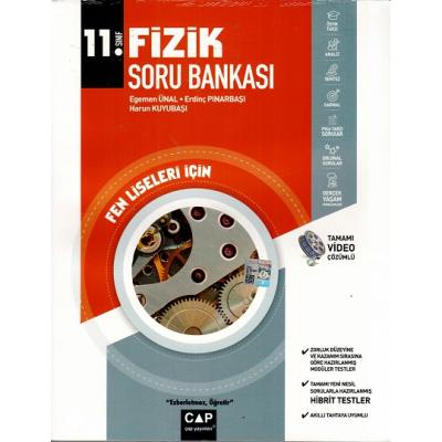 Çap Yayınları 11. Sınıf Fen Lisesi Fizik Soru Bankası