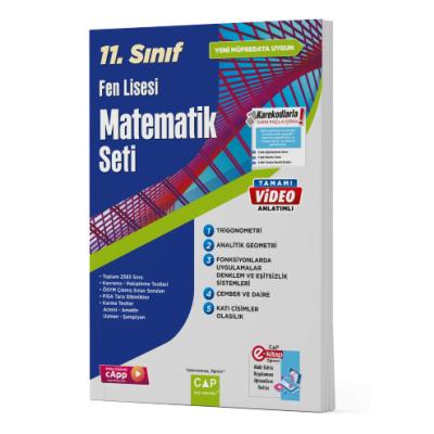 Çap Yayınları 11. Sınıf Fen Lisesi Matematik Seti