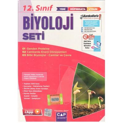 Çap Yayınları 12. Sınıf Biyoloji Seti