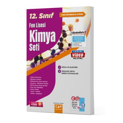 Çap Yayınları 12. Sınıf Fen Lisesi Kimya Seti