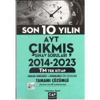Çap Yayınları Ayt Tek Kitap Tm Son 10 Yılın Çıkmış Soruları